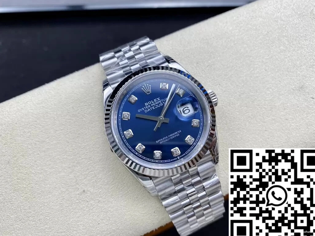 Stainless Datejust Rolex VS Factory 36MM Steel M126234-0037 0308